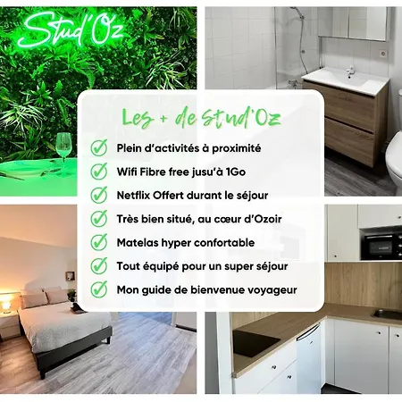 Apartment *stud'oz* Paris - Disneyland - Val D'europe Ozoir-la-Ferriere